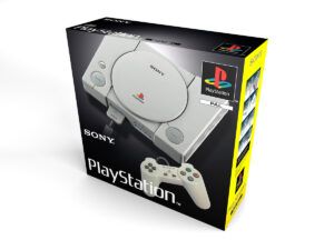Caja consola PS1 1002c, caja PS1 (1002c)