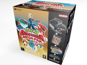Caja consola Nintendo GameCube Pokemon Colosseum, caja GameCube Pokemon Colosseum