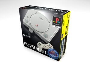 Caja consola PS1 1002, caja PS1 1002
