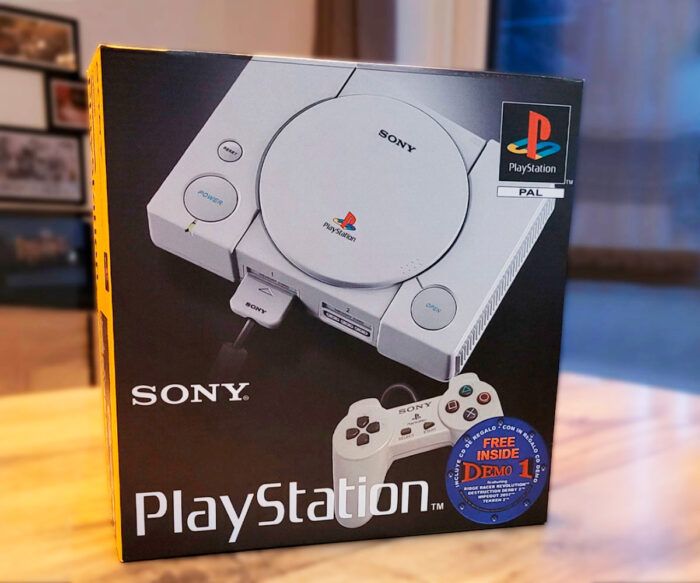 Caja consola PS1 1002, caja PS1 1002