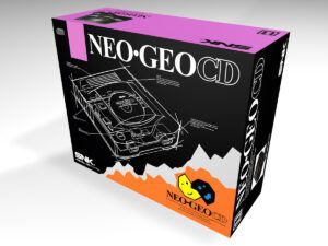 Caja consola Neo Geo CD NTSC, caja vacía Neo Geo CD