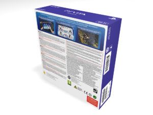 Caja consola PS Vita Crystal Black 1010, caja PS Vita Crystal Black