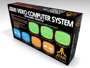 Caja consola Atari 2600 VCS, caja Atari 2600 VCS