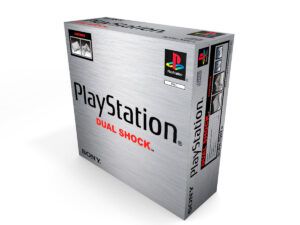 Caja consola PlayStation 1 7002b, caja vacía PS1 7002b