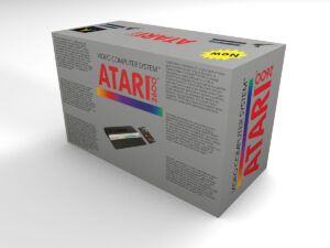 Caja consola Atari 2600 JR Slim, caja Atari 2600 JR Slim