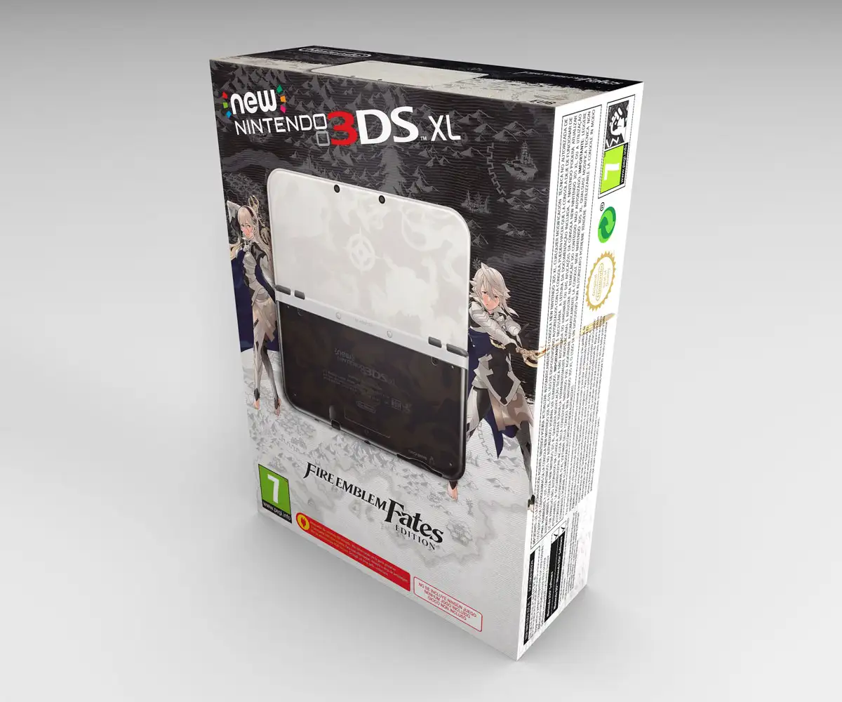 Caja New 3DS XL Fire Emblem Fates para coleccionistas