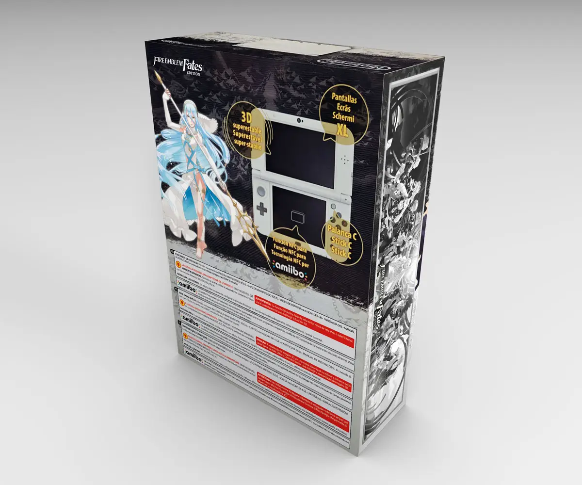 Caja New 3DS XL Fire Emblem Fates para coleccionistas