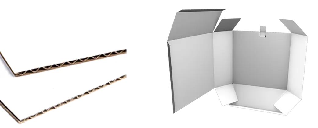 cartón corrugado 1,4 mm 1 onda