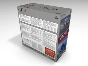Caja PlayStation 3 Slim 320GB Roja