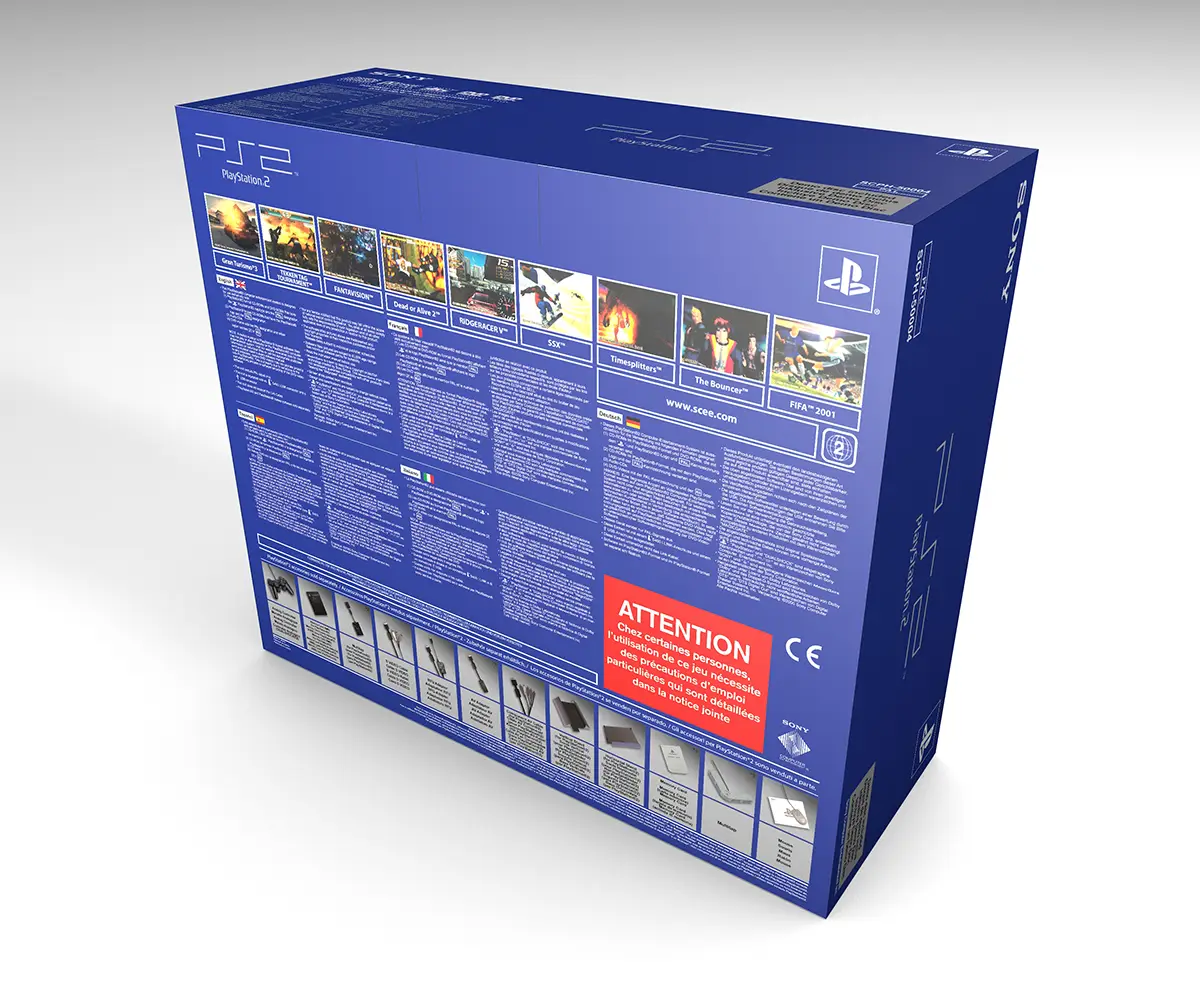 Caja consola PlayStation 2 Fat PAL 50004 (4)