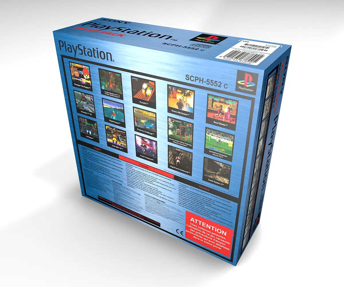 Caja PlayStation 1 5552c