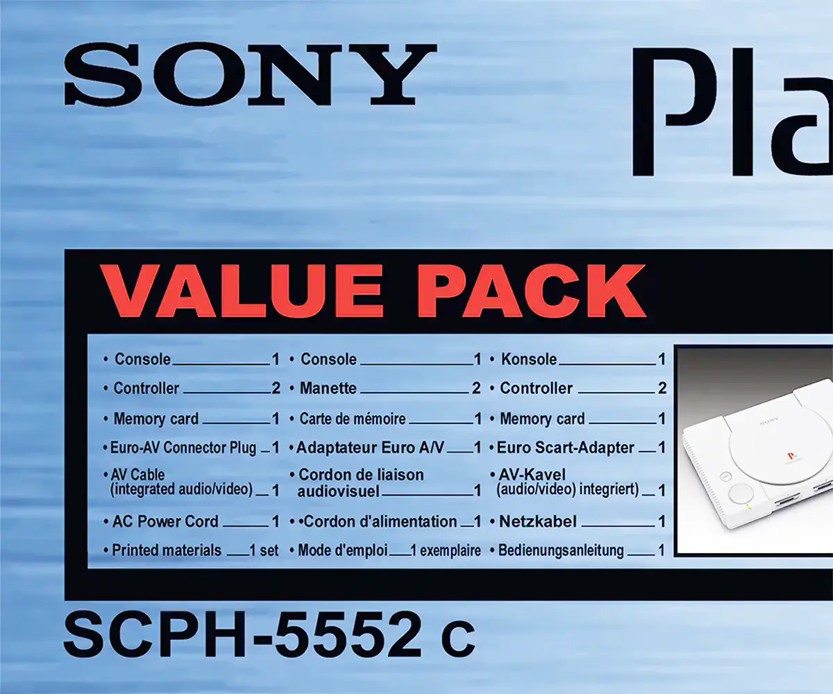 Caja PlayStation 1 5552c